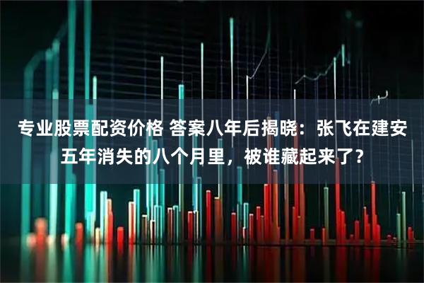 专业股票配资价格 答案八年后揭晓：张飞在建安五年消失的八个月里，被谁藏起来了？