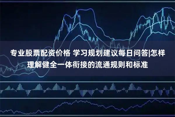 专业股票配资价格 学习规划建议每日问答|怎样理解健全一体衔接的流通规则和标准